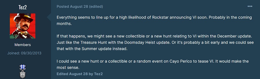 Insider: El anuncio de GTA VI podría tener lugar en los próximos meses e irá acompañado de un evento en GTA V-2 Insider: El anuncio de GTA VI podría tener lugar en los próximos meses e irá acompañado de un evento en GTA V-2