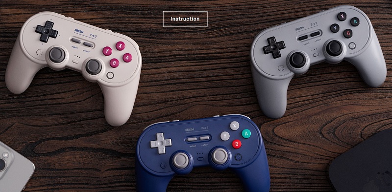 Diseño del controlador Pro 3 de 8BitDo Diseño del controlador Pro 3 de 8BitDo