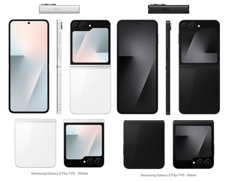 Galaxy Z Flip 7 FE Renderer Galaxy Z Flip 7 FE Renderer
