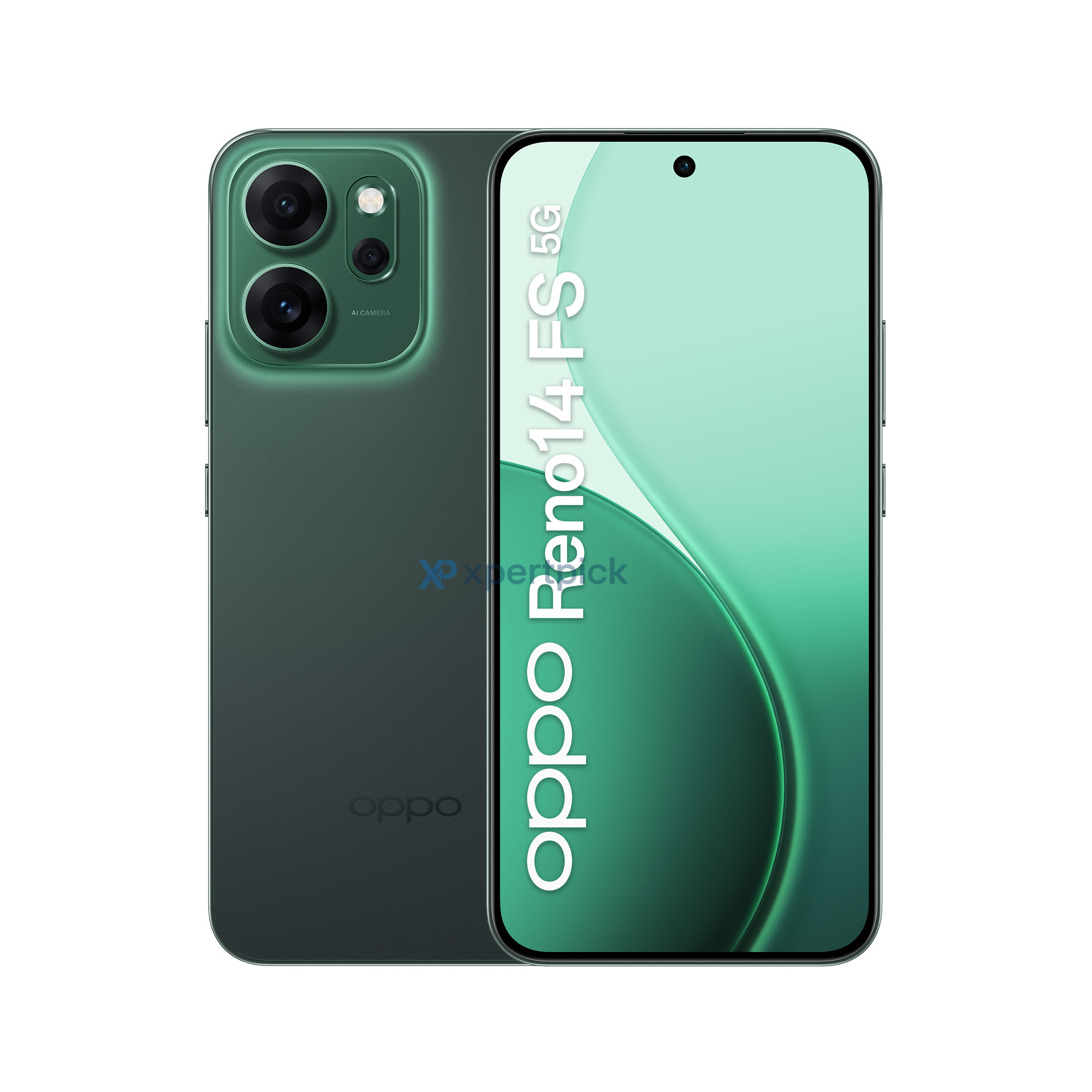 Oppo Reno 14 FS 5G en verde