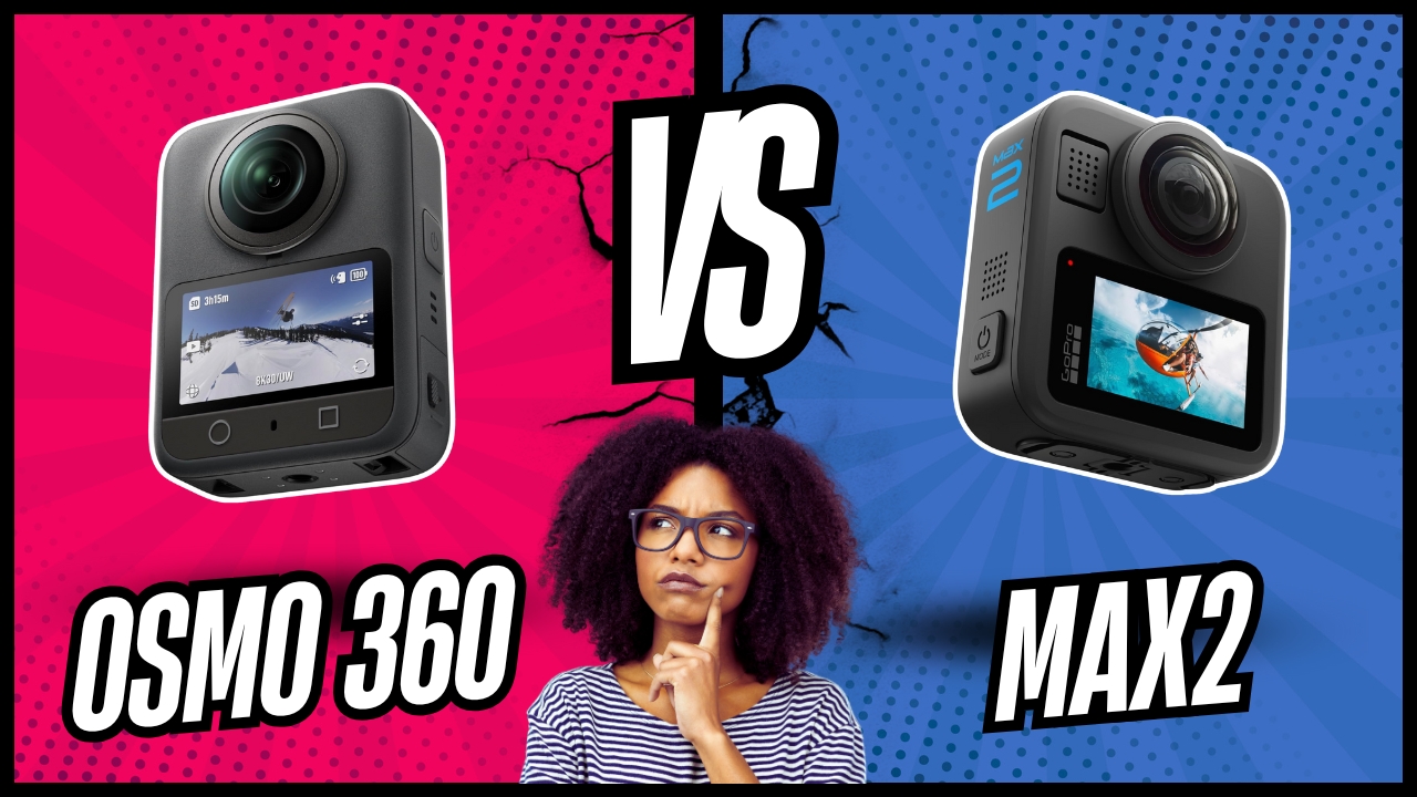 Osmo 360 contra MAX 2 Osmo 360 frente a MAX 2