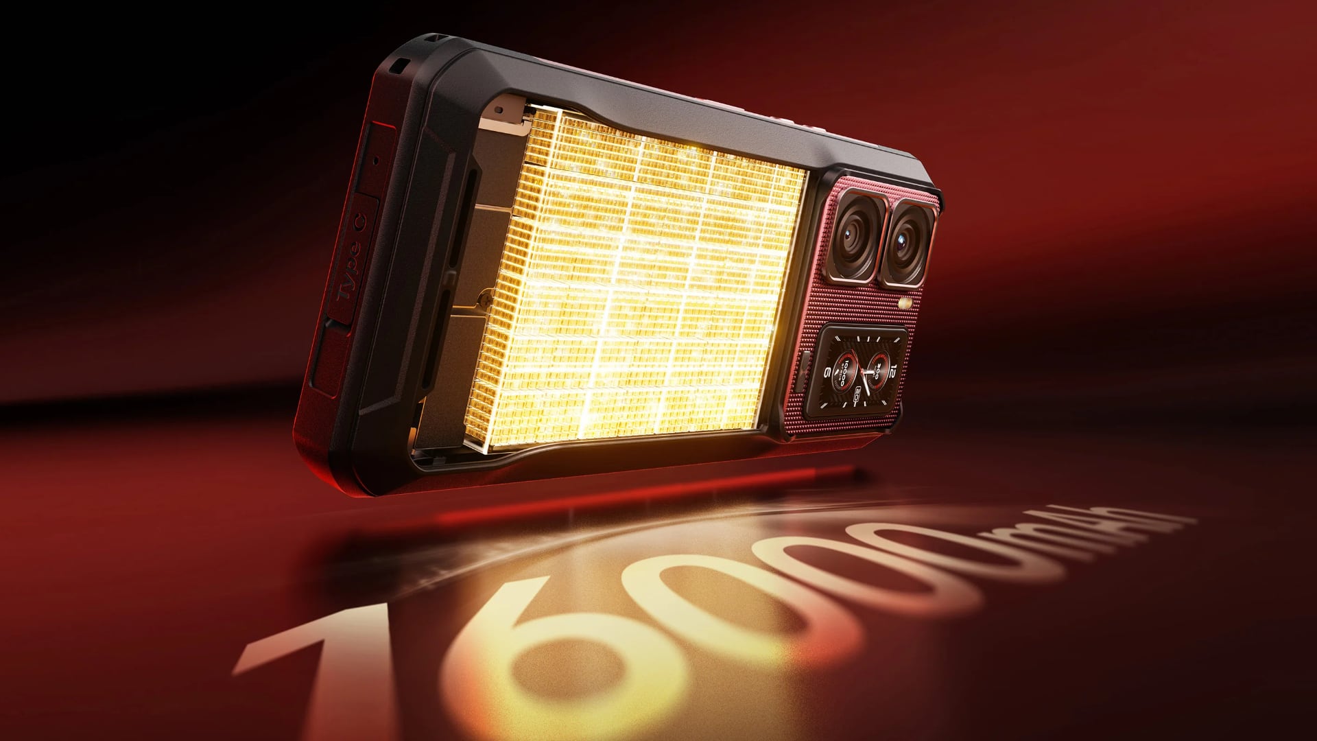Imagen del Oukitel WP300 con pantalla