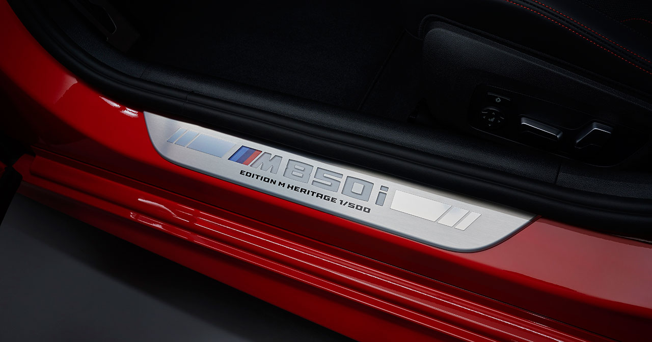 Detalles del trim del BMW M850i Edition M Heritage Detalles del trim del BMW M850i Edition M Heritage