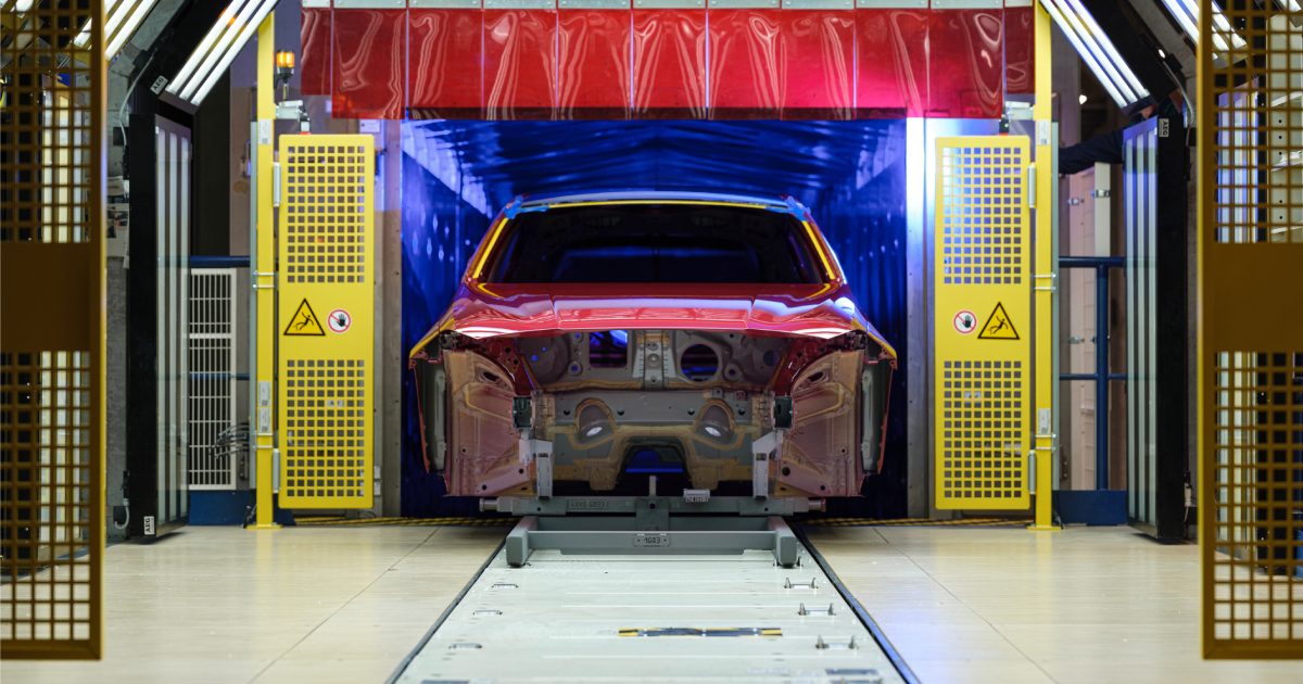 Cámara de secado del taller de pintura de la planta del Grupo BMW en Leipzig