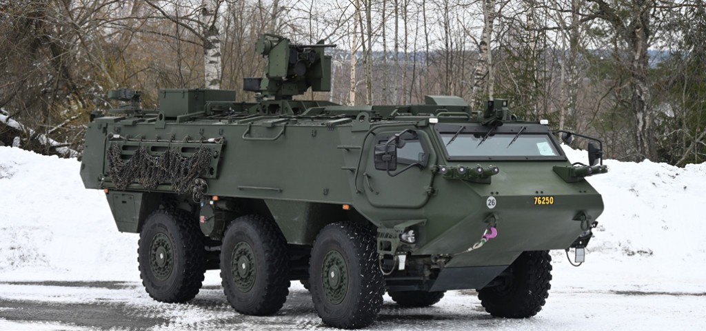 Patria 6×6. Ilustración: Patria Vehículo blindado de transporte de tropas Patria 6x6