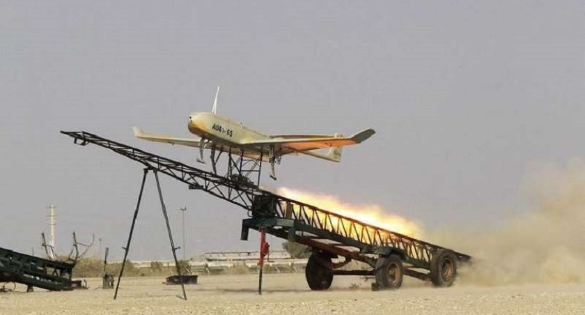 Irán utilizó un avión no tripulado Ababil V para vigilar un destructor estadounidense que transportaba misiles guiados de la clase Arleigh Burke.-2