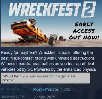 Wreckfest 2 Imagen de pantalla de Wreckfest 2