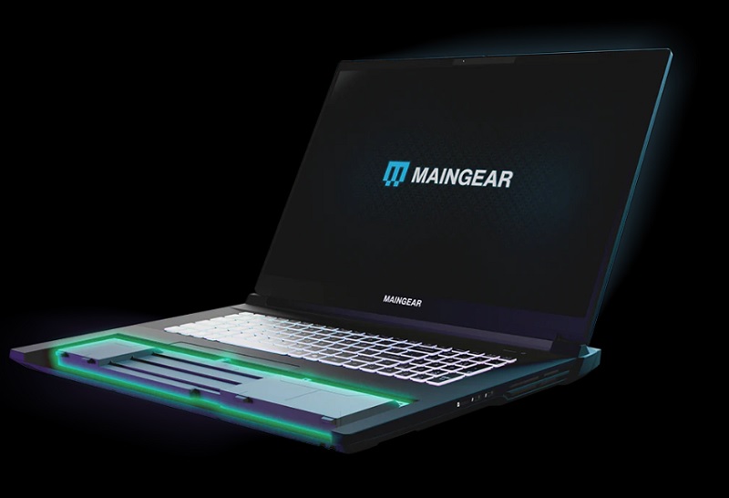 Vista de la laptop Maingear Ultima 18 Vista de la laptop Maingear Ultima 18