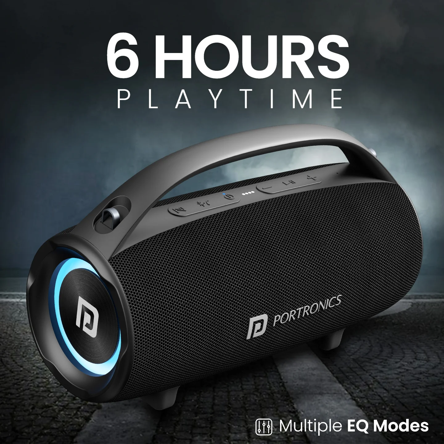 Mejor altavoz portátil para fiestas Portronics Thunder 2.0 Mejor altavoz portátil para fiestas Portronics Thunder 2.0