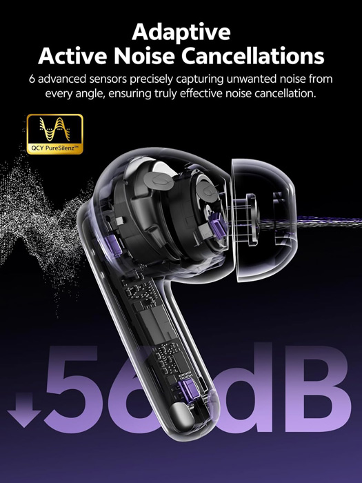 QCY MeloBuds N70 - vista 4 QCY MeloBuds N70 - vista 4