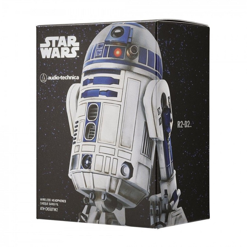 Auriculares "R2-D2" en colores azul y blanco Auriculares "R2-D2" en colores azul y blanco