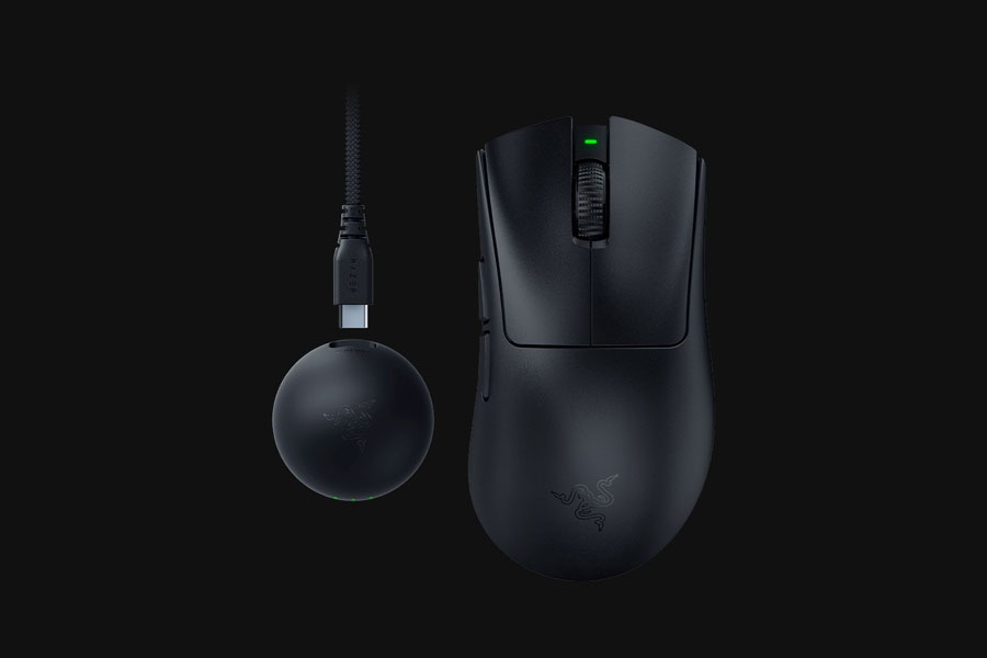 Vista panorámica del Razer DeathAdder V4 Pro Vista panorámica del Razer DeathAdder V4 Pro