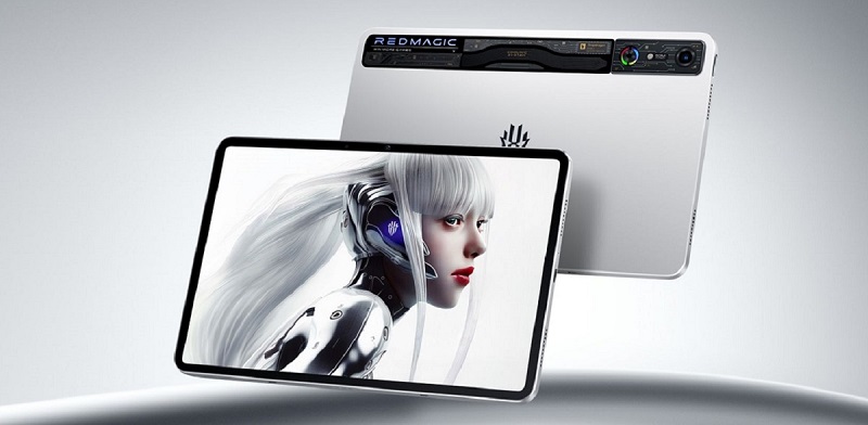 Vista trasera de la Red Magic Gaming Tablet 3 Pro Vista trasera de la Red Magic Gaming Tablet 3 Pro