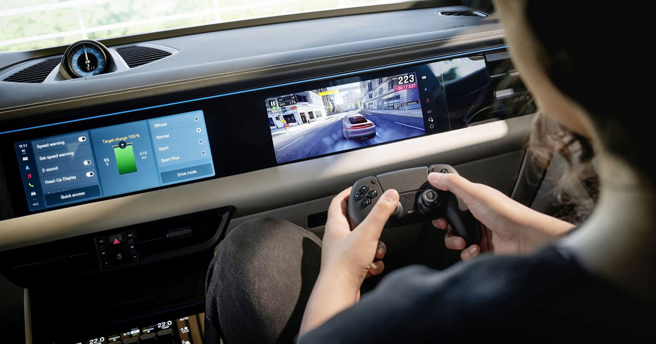 AirConsole in Porsche Macan Electric AirConsole in Porsche Macan Electric
