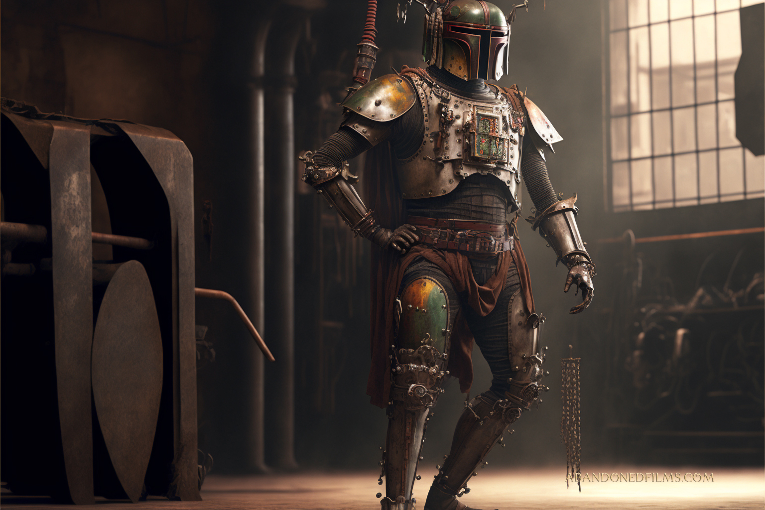 Una red neuronal representa planetas y personajes emblemáticos de Star Wars al estilo steampunk-7 Una red neuronal representa planetas y personajes emblemáticos de Star Wars al estilo steampunk-7