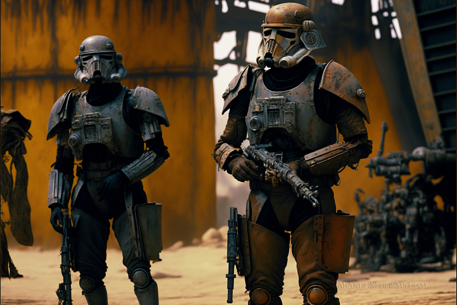 Una red neuronal representa planetas y personajes emblemáticos de Star Wars al estilo steampunk-11 Una red neuronal representa planetas y personajes emblemáticos de Star Wars al estilo steampunk-11