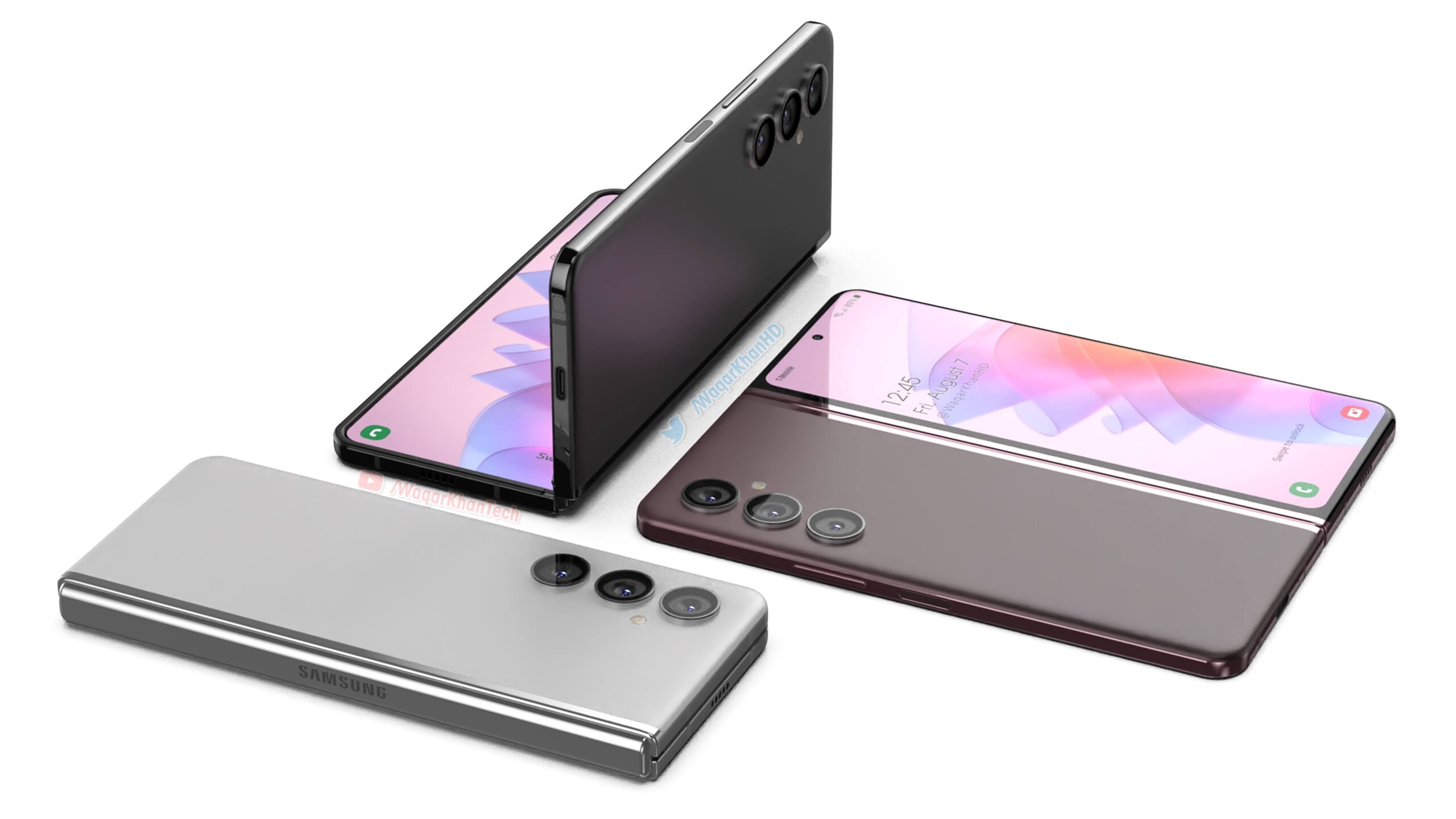 Foto de la funda protectora del Samsung Galaxy Z Fold4 nuevas relaciones de aspecto de la pantalla