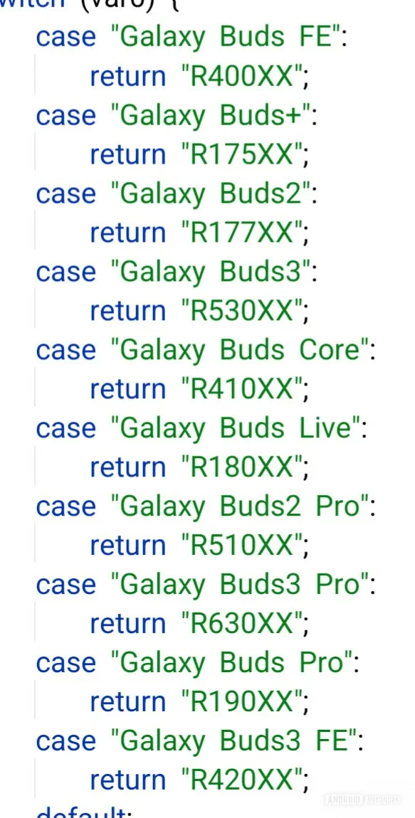 Código para la nueva serie de auriculares Galaxy Buds Código para la nueva serie de auriculares Galaxy Buds