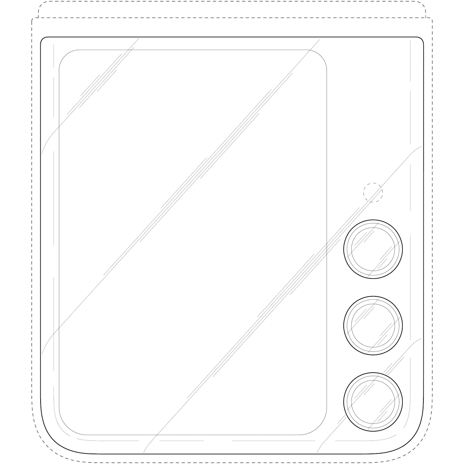 Vista frontal del Samsung Galaxy Z Flip 7 con cámara teleobjetivo
