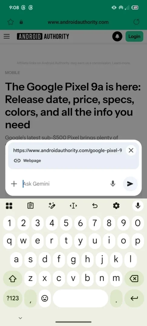 Asignación de URL para probar el resumen de páginas web en Samsung Internet con Gemini Asignación de URL para probar el resumen de páginas web en Samsung Internet con Gemini