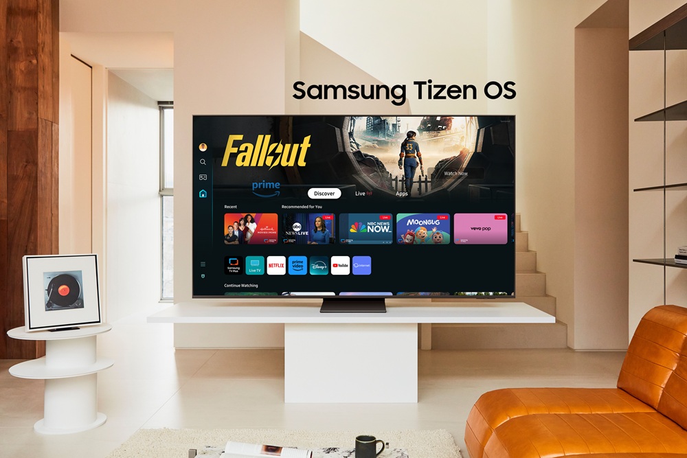 Un televisor con Tizen OS. Ilustración: Samsung