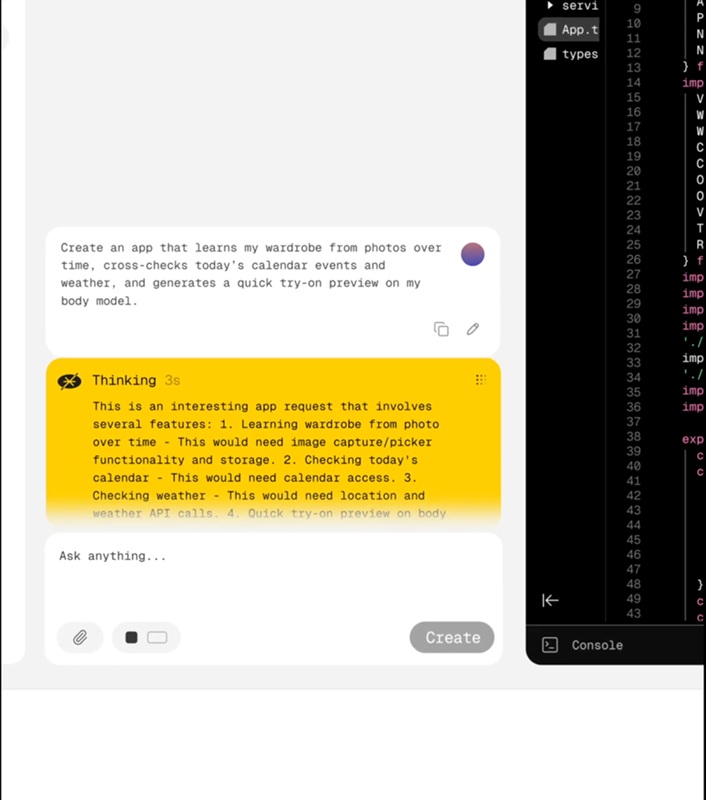Captura de pantalla de la interfaz de la aplicación