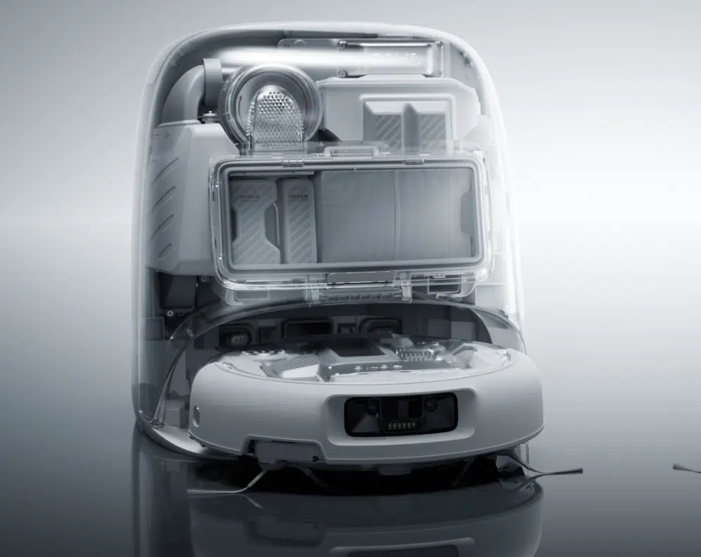 Imagen teaser del robot aspirador Romo