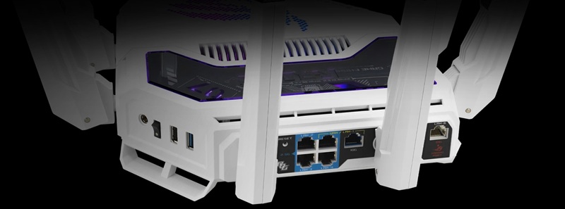 Ilustración de las capacidades del ASUS ROG Rapture GT-BE19000AI