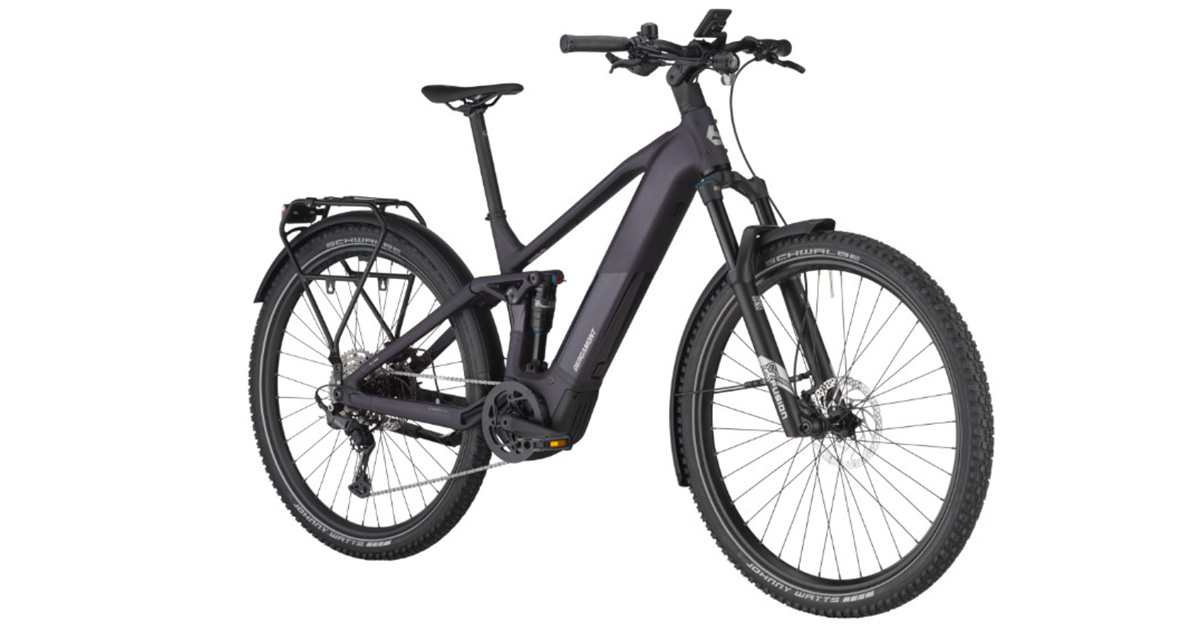La bicicleta eléctrica Bergamont E-Horizon SUV FS 10 desde otra perspectiva