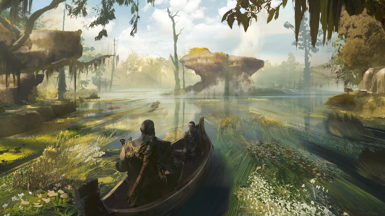 Los desarrolladores de God of War: Ragnarok contaron sobre el mundo de los enanos Svartalheim, donde se está construyendo una ciudad industrial entre varios biomas-4 Los desarrolladores de God of War: Ragnarok contaron sobre el mundo de los enanos Svartalheim, donde se está construyendo una ciudad industrial entre varios biomas-4