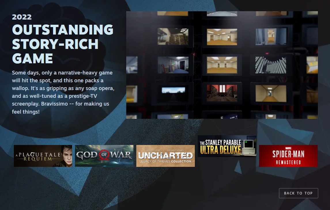 Preparémonos para votar: Valve desvela las 5 primeras categorías y los juegos que competirán por el título de mejor en Los Premios Steam-4 Preparémonos para votar: Valve desvela las 5 primeras categorías y los juegos que competirán por el título de mejor en Los Premios Steam-4