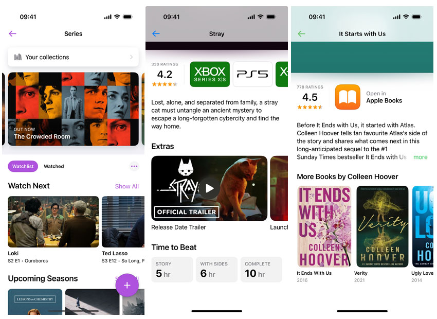 Captura de pantalla de la aplicación Sequel en el iPhone Captura de pantalla de la aplicación Sequel en el iPhone