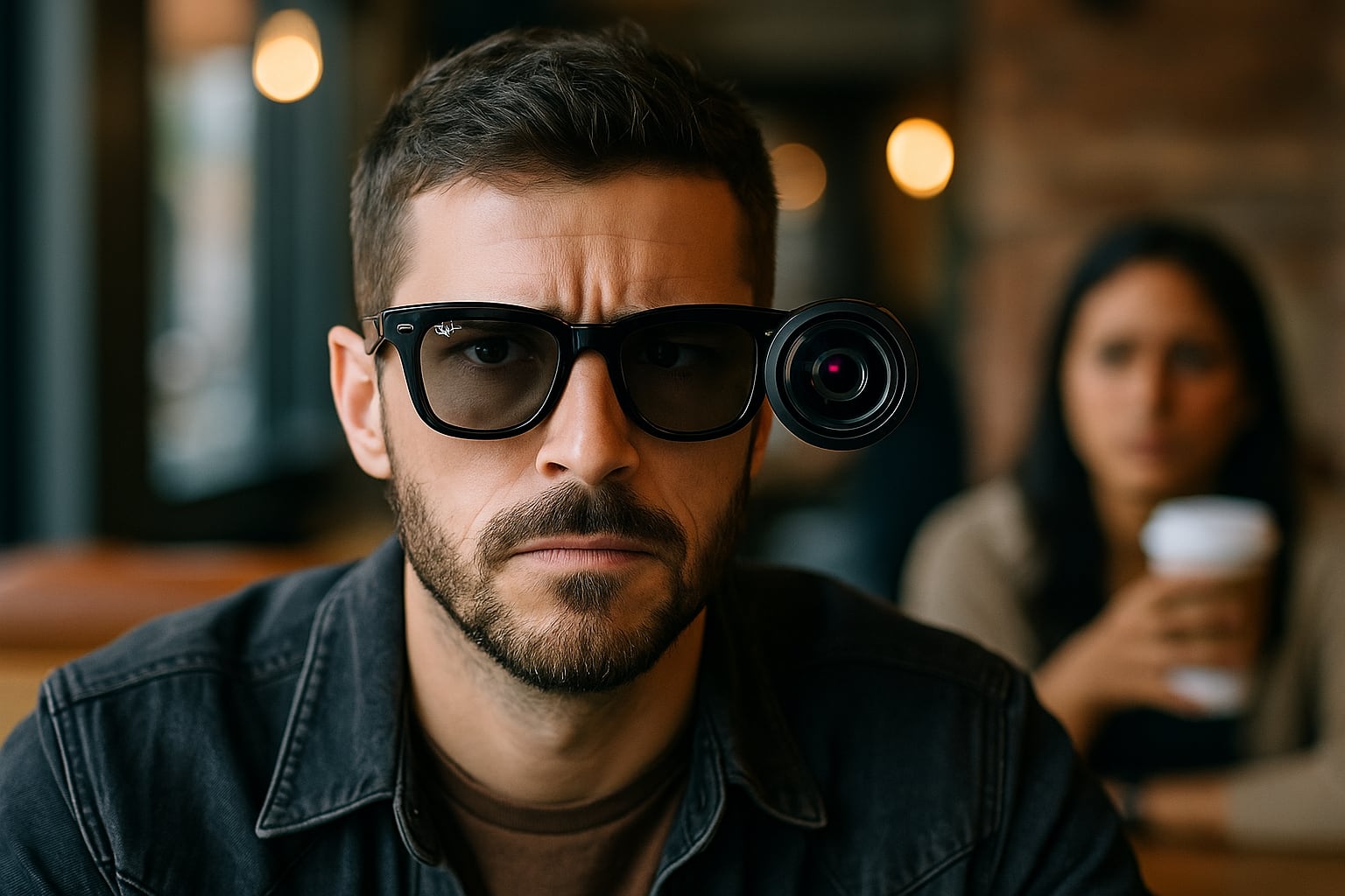 ¿Por qué no despegan aún las gafas inteligentes?-2 Imagen ilustrativa de unas gafas inteligentes con cámara