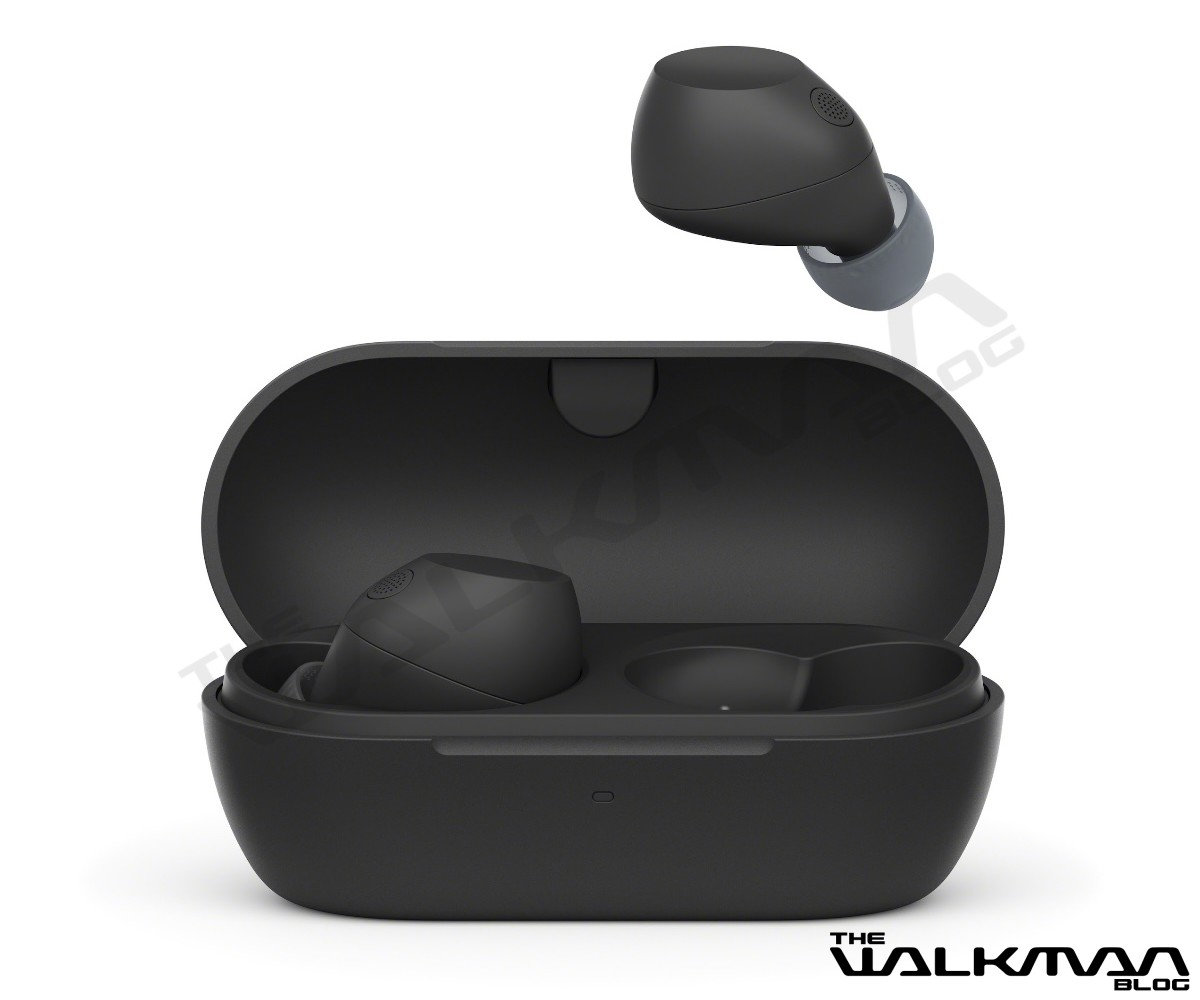 Vista inferior de los auriculares inalámbricos Sony WF-C710N Vista inferior de los auriculares inalámbricos Sony WF-C710N