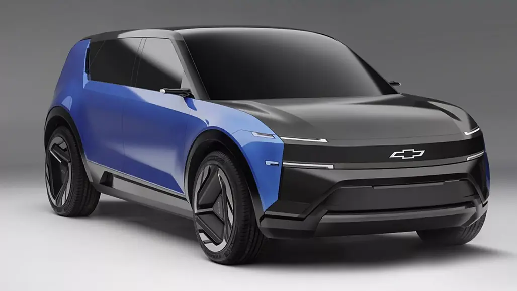 Deportivo EV de Chevrolet - vista trasera