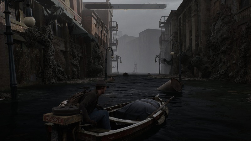 Captura de pantalla de la remasterización de The Sinking City, texturas mejoradas Captura de pantalla de la remasterización de The Sinking City, texturas mejoradas