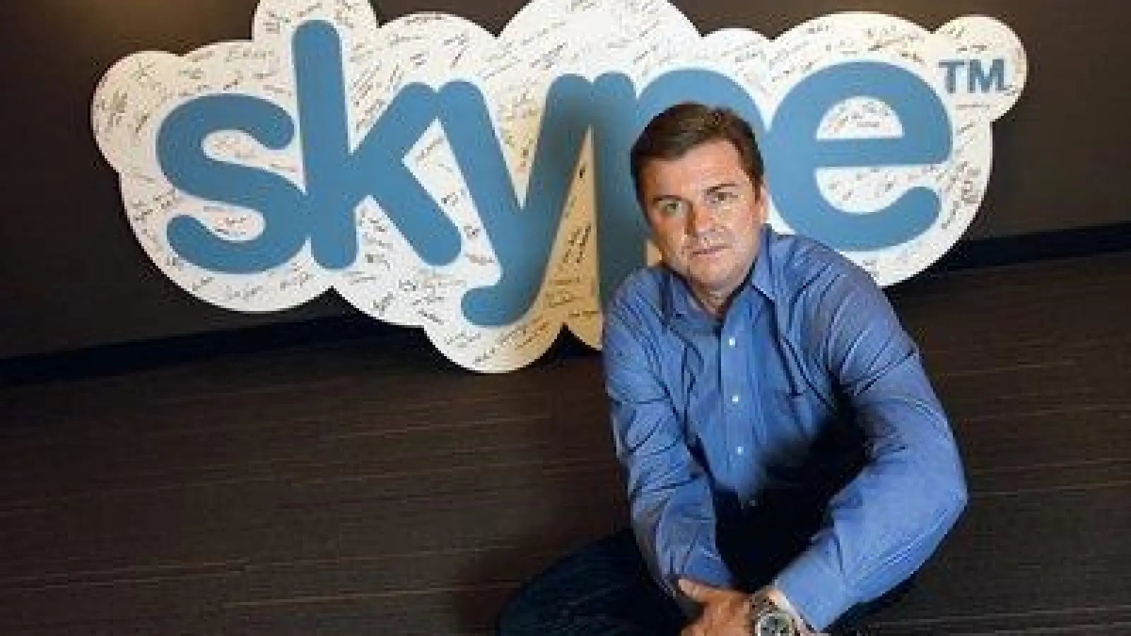 Tony Bates, consejero delegado de Skype en 2010. Ilustración: eastbaytimes.com