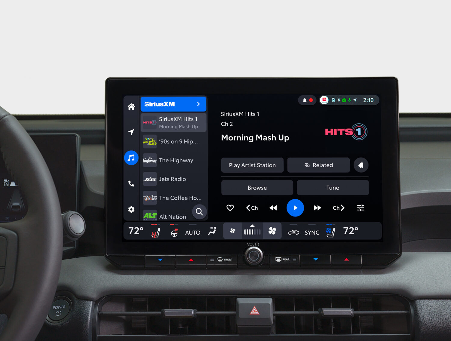Toyota Audio Multimedia SiriusXM Now Playing Toyota Audio Multimedia SiriusXM Now Playing