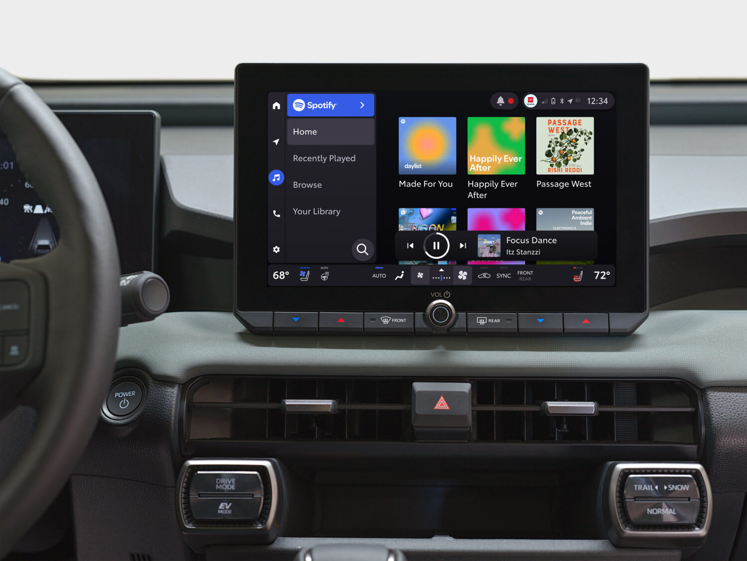 Toyota Audio Multimedia with Spotify Home Screen Toyota Audio Multimedia with Spotify Home Screen