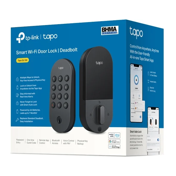 TP-Link Tapo DL100 Cerradura de Pestillo TP-Link Tapo DL100 Cerradura de Pestillo