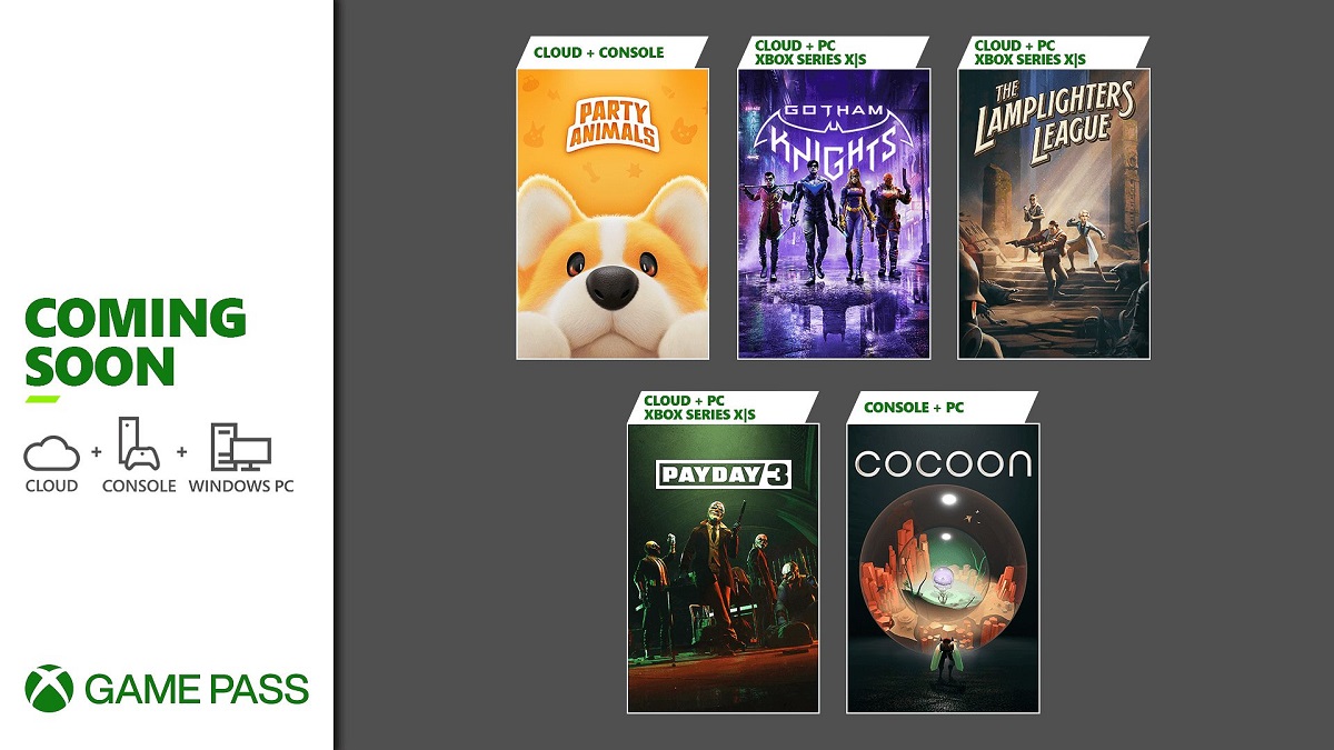 Lies of P, Payday 3 y Gotham Knights: ¡una gran oferta de Microsoft! Se ha publicado la lista de juegos que estarán disponibles en Xbox Game Pass en la segunda quincena de septiembre y principios de octubre Lies of P, Payday 3 y Gotham Knights: ¡una gran oferta de Microsoft! Se ha publicado la lista de juegos que estarán disponibles en Xbox Game Pass en la segunda quincena de septiembre y principios de octubre