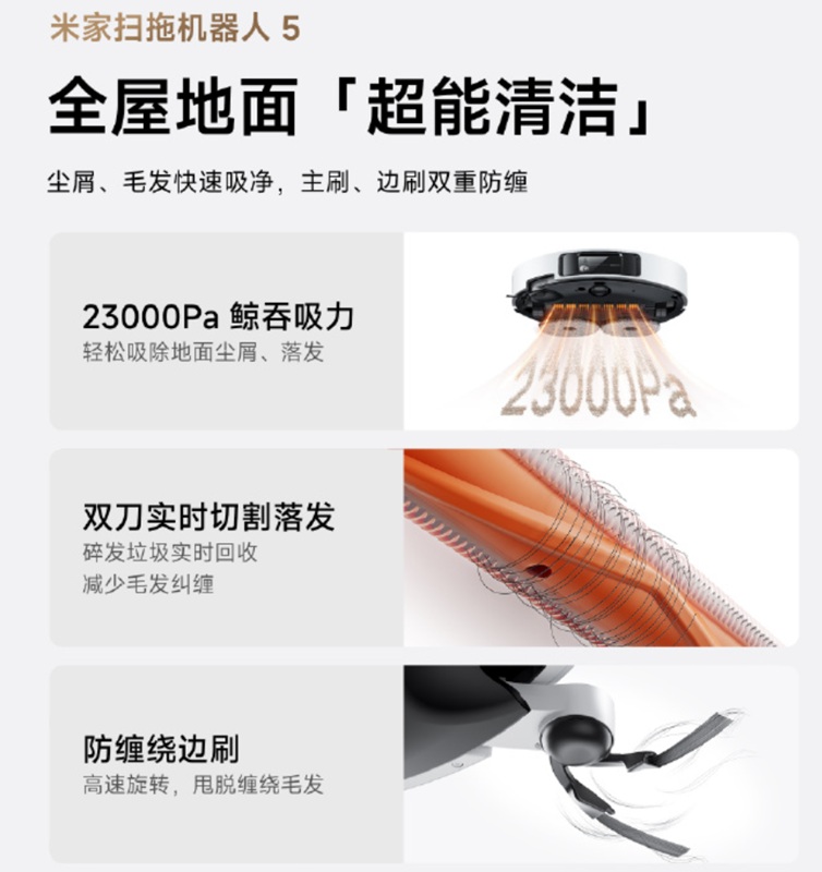 Робот-пылесос Xiaomi Mijia Robot Vacuum Mop 5