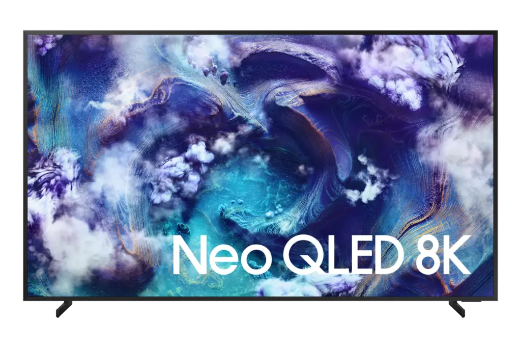 Vista frontal del Samsung Neo QLED TV QN900F Vista frontal del Samsung Neo QLED TV QN900F