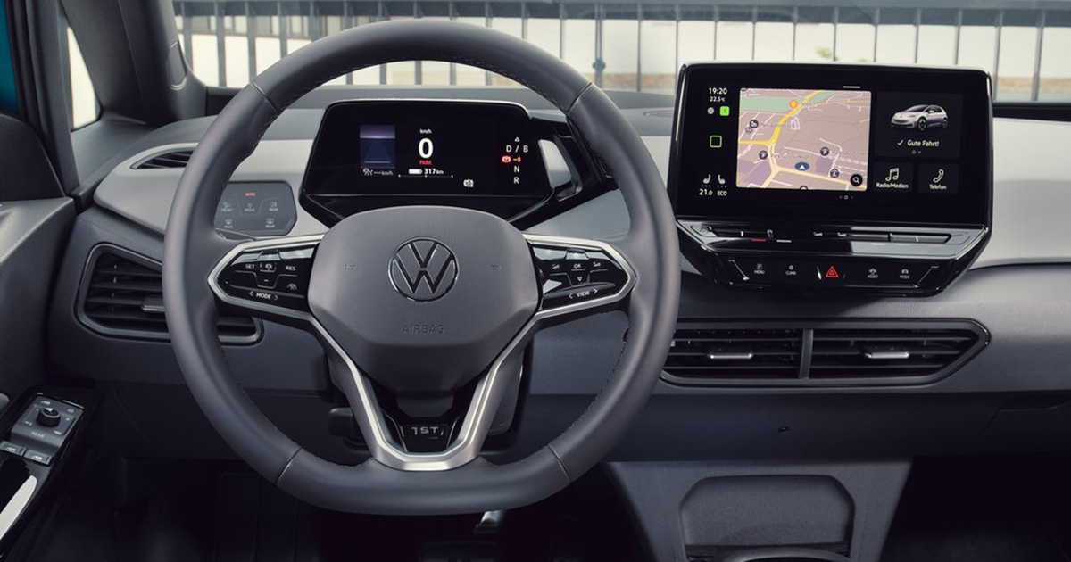 VW ID.3 Volkswagen ID.3 con controles de pantalla táctil
