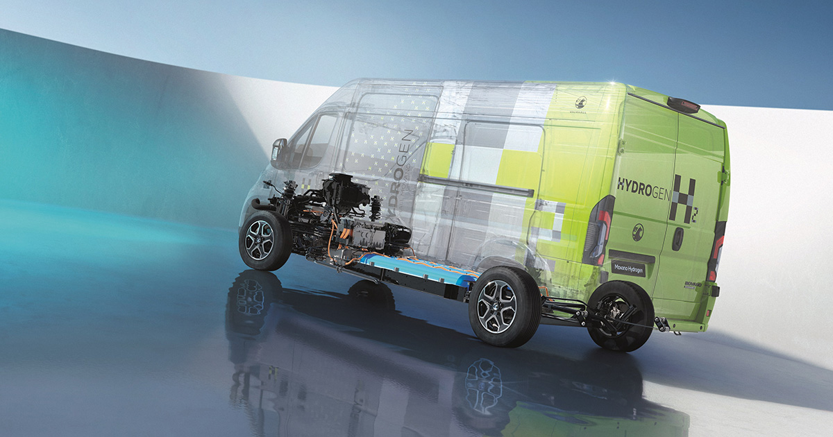 Detalles del diseño del Vauxhall Movano Hydrogen Detalles del diseño del Vauxhall Movano Hydrogen