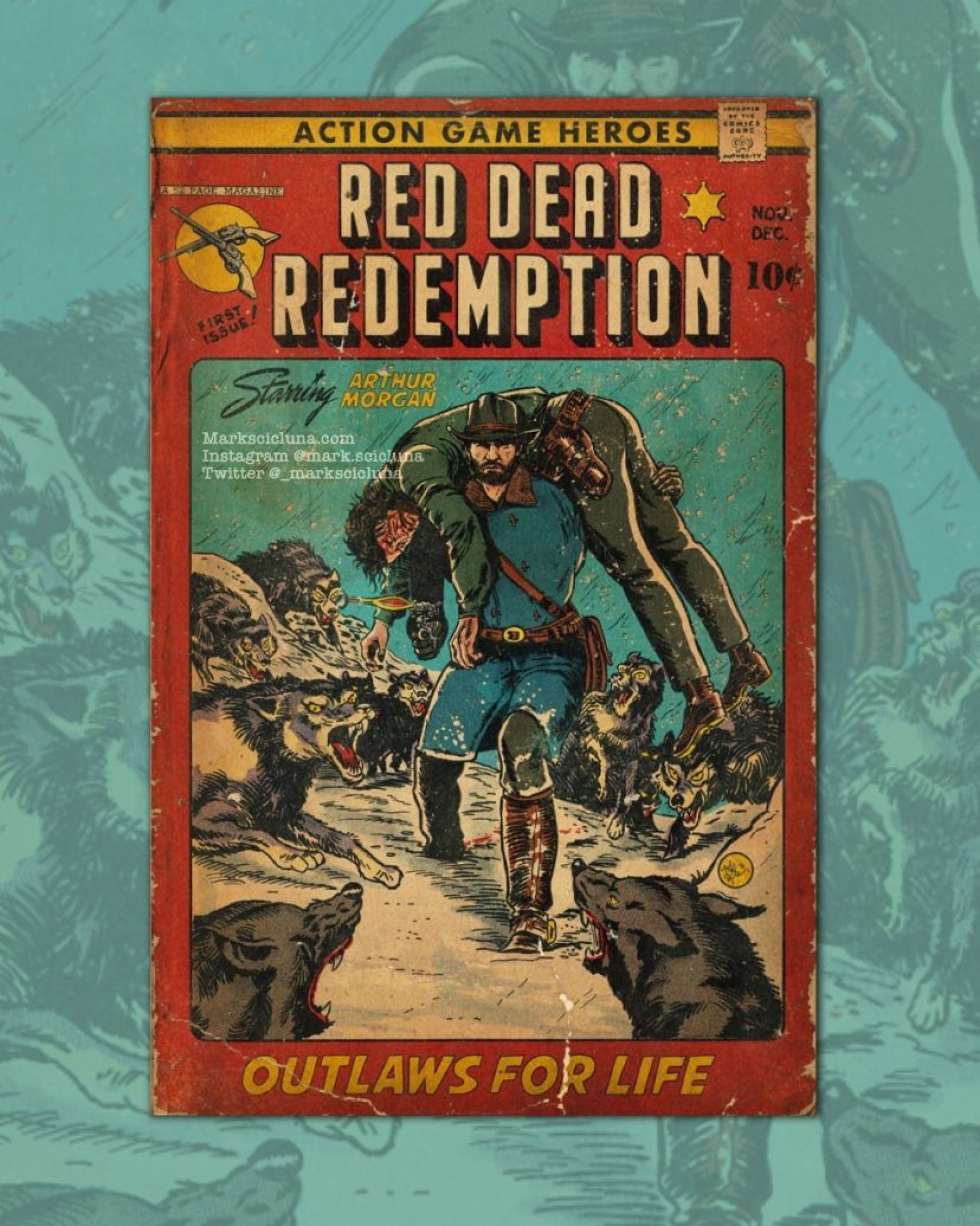 El resultado es impresionante: el ex ilustrador de Rockstar Games crea portadas para cómics retro sobre videojuegos-4