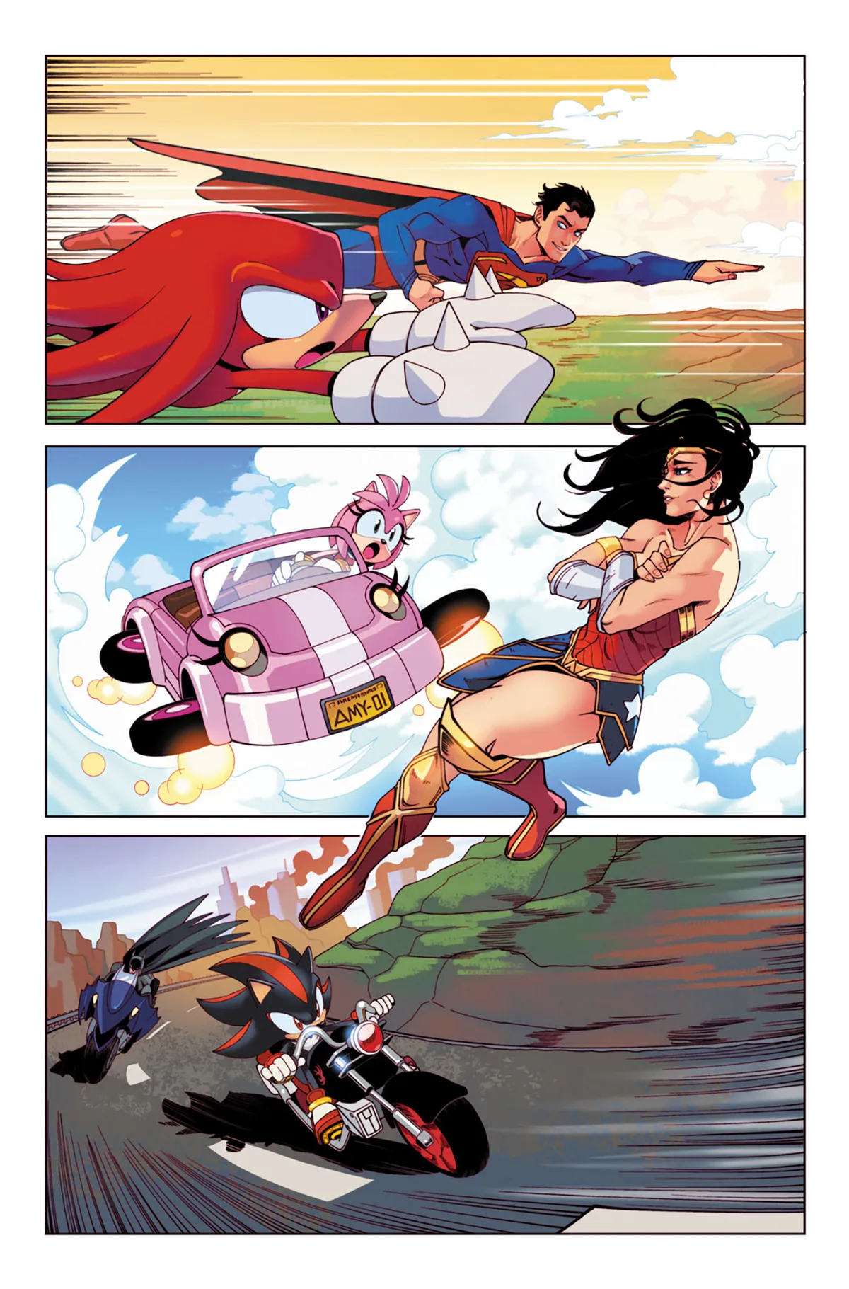 Aventuras conjuntas de Sonic y la Liga de la Justicia Aventuras conjuntas de Sonic y la Liga de la Justicia