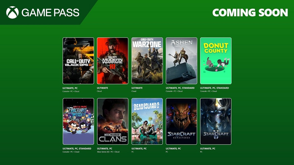Call of Duty: Black Ops 6, dos StarCraft, Dead Island 2 y más esperan a los suscriptores de Xbox Game Pass en la segunda quincena de octubre Call of Duty: Black Ops 6, dos StarCraft, Dead Island 2 y más esperan a los suscriptores de Xbox Game Pass en la segunda quincena de octubre