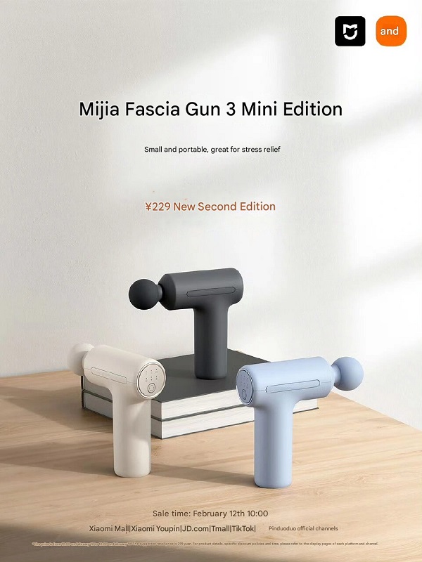 Xiaomi Mijia Fascia Gun 3 Mini Edition - Imagen 2 Xiaomi Mijia Fascia Gun 3 Mini Edition - Imagen 2