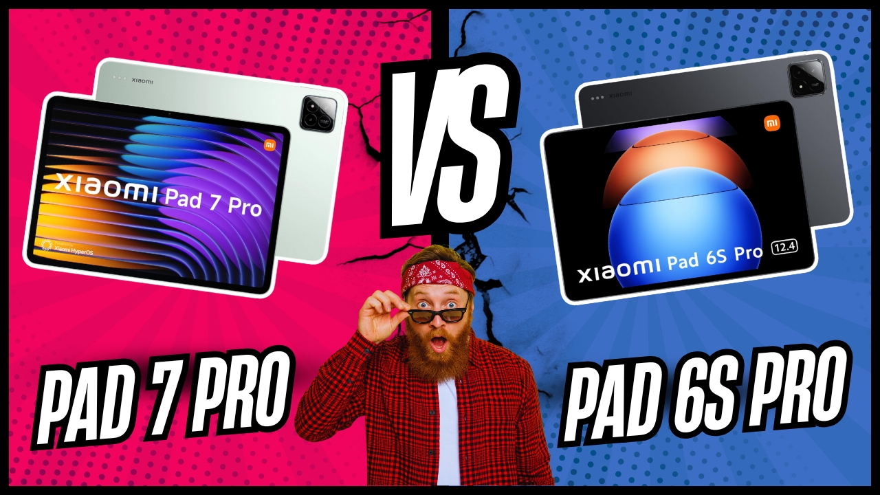 Pad 7 Pro frente a Pad 6S Pro Pad 7 Pro frente a Pad 6S Pro